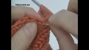 4 Набор петель по боковой кромки пятки три способа вязание носки