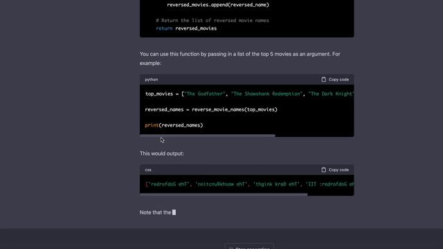 Generate code snippets with ChatGPT!