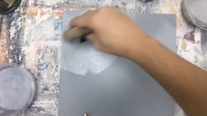 Нанесение декоративной краски для стен и потолка OIKOS. Италия. ENCANTO Grey. Цвет «Grey”