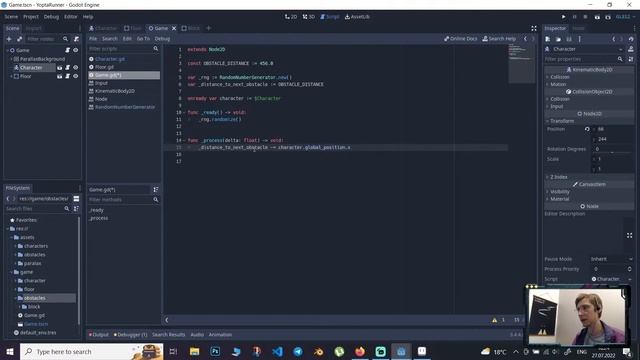 Бесконечный Runner на Godot Engine / Стрим#1