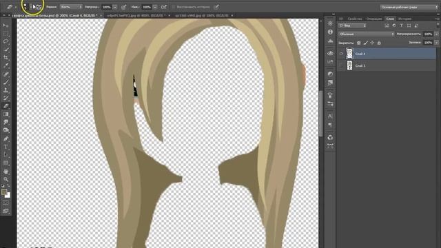 Волосы с помощью Масляной краски смотреть онлайн