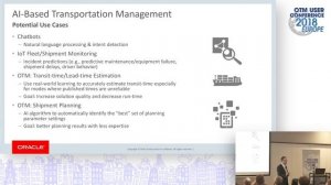 Oracle OTM/GTM Product Strategy Update by Derek Gittoes (Oracle)