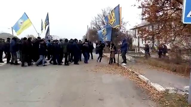 Перекрытие трассы под Мелитополем смотреть онлайн