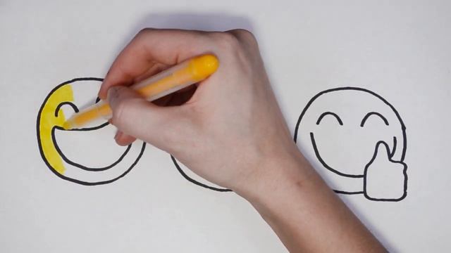 Как нарисовать смайлики. Учимся рисовать смайлы. Рисуем смайлики, эмодзи