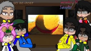 One piece Past Marineford react to luffy/Joyboy and Dragon