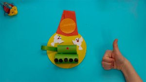 Детские поделки на 9 мая своими руками, простые поделки из бумаги  в детский сад и в школу, Орден