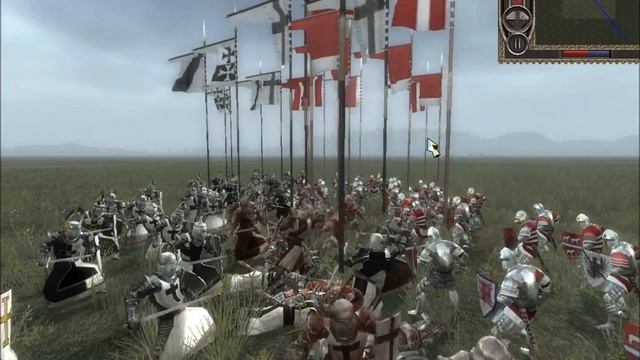 Medieval 2 Total War: Ritter Bruder vs Chilvaric Knights смотреть онлайн