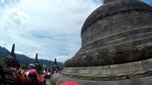 Borobudur temple - Biggest Buddhist temple in the world. Java Island, Indonesia