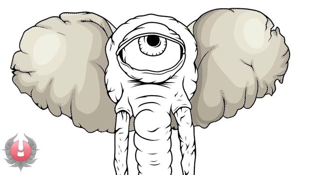 РИСУНОК СЛОНА - UPRLSA ink. Быстрый рисунок на компьютере смотреть онлайн