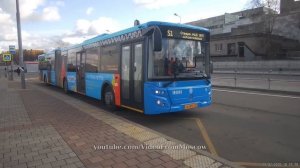 Автобус S1 метро Кожуховская - парк Остров мечты - МЦК ЗИЛ // 29 февраля 2020