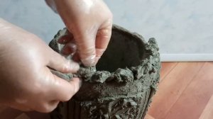 БОЧОНОК на Банке из ТРЯПОК и ЦЕМЕНТА