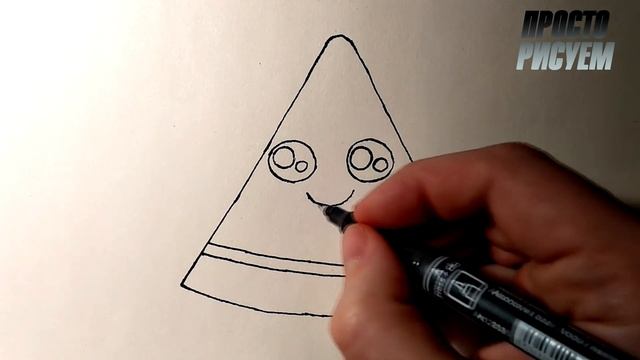 Как нарисовать МИЛЫЙ АРБУЗ ПРОСТО, Рисунки для детей и начинающих #drawings смотреть онлайн