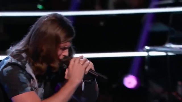 Blaine Mitchell׃ "Hold Back the River" The Voice Knockout смотреть онлайн