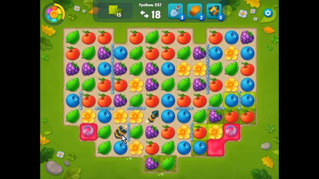 Ranch Adventures Walkthrough lvl 932 дача три в ряд смотреть онлайн