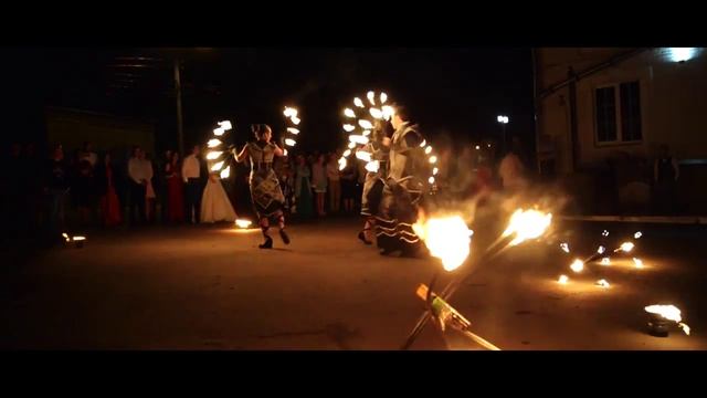 ФаерШоу "Ханаби" г. Киров на свадьбе 2015 год смотреть онлайн