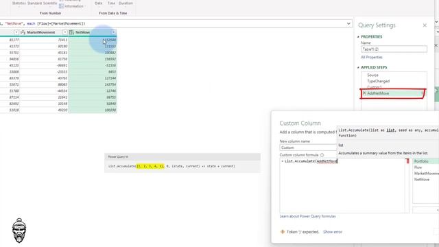 Power Query - Cumulative Totals using List.Accumulate смотреть онлайн