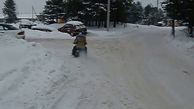 детский снегоход (буран) своими руками, мини снегоход смотреть онлайн