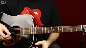 Как играть Led Zeppelin Over the Hills And Far Away - Уроки игры на гитаре Первый Лад