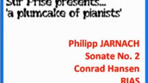 Philipp Jarnach Sonate No. 2