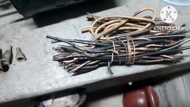 Разбор радиатора и компрессора , от советского холодильника Ока.На металл.