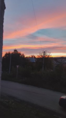 Закат солнца 20 сентября в Каслях