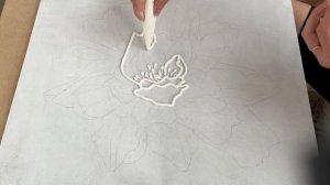 Урок 3d интерьерная картина с текстурным цветком