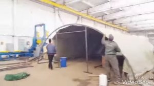 установка тента палатки брезент