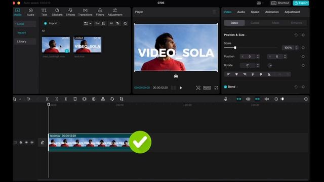Текст за спиной CapCut Mac Windows смотреть онлайн