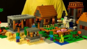 Lego Minecraft the Village 21128 - Деревня Лего Майнкрафт + Мультики и Обзор на русском языке