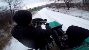 Покатушки на Мотоцикле Урал от 1 лица Зимой часть 3