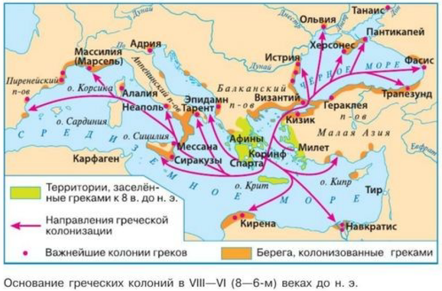 Карта древней италии 5 класс история древнего мира