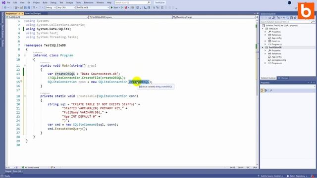 Sử dụng SQLite Trong Project C# смотреть онлайн