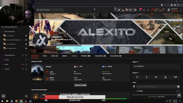 FACEIT PREMIUM DO 4K ELO смотреть онлайн
