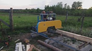 Пилорама с бензиновым двигателем 13л.с