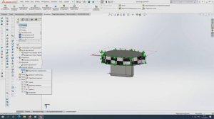 #SolidWorks #Simulation - Статический расчёт прочности двух деталей