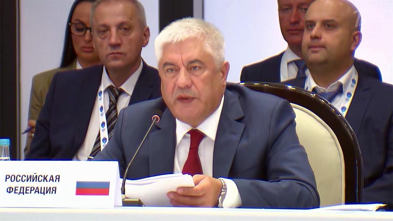Владимир Колокольцев выступил на заседании Совета министров внутренних дел стран СНГ