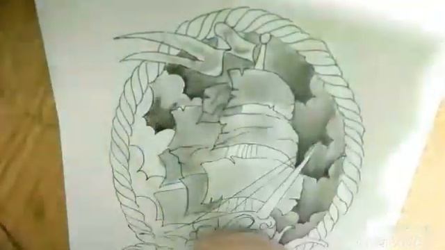 как нарисовать эскиз для татуировки смотреть онлайн