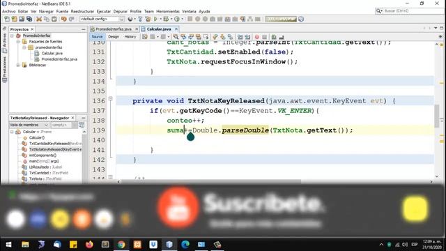 ? Cómo CALCULAR PROMEDIO en Java con Interfaz JFRAME | Promedio en Java N NOTAS INTERFAZ GRÁFICA ✅ смотреть онлайн