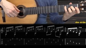 Andantino - F. Carulli. Guitar Lesson + TAB.