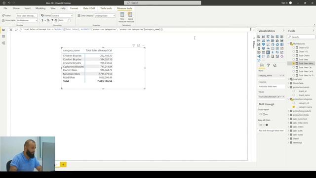 Функция All Except | DAX | Power Bi смотреть онлайн