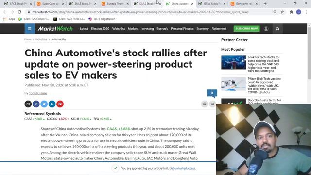 PENNY STOCKS TO BUY NOW - SPCB STOCK- SNSS STOCK - CAAS STOCK - GNW STOCK -11/30/2020 смотреть онлайн