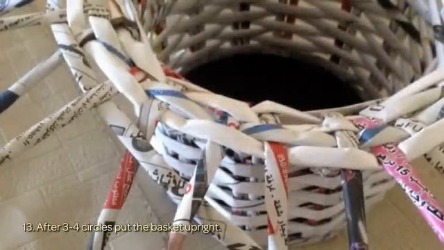 How To Make a Small Newspaper Basket - DIY Home Tutorial - Guidecentral смотреть онлайн