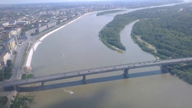 Приземление. Москва-Омск. Авиакомпания S7 рейс 168 смотреть онлайн