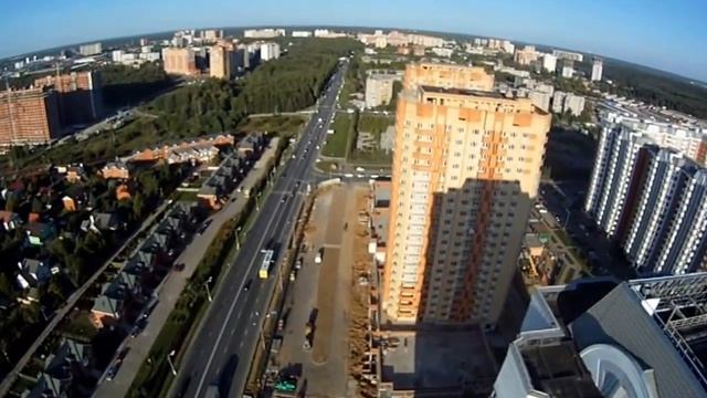 Лобня с высоты птичьего полета