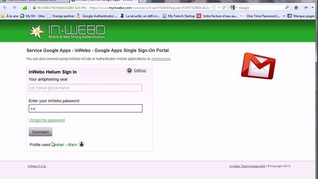 Google Apps Sign In with InWebo 2FA Cloud Token смотреть онлайн
