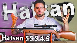 Hatsan 55S 4.5 мм (дерево, 3 Дж) видео обзор