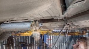 Замена резонатора на автомобиле Рено Логан от ВАЗ 2108,сварочные работы
