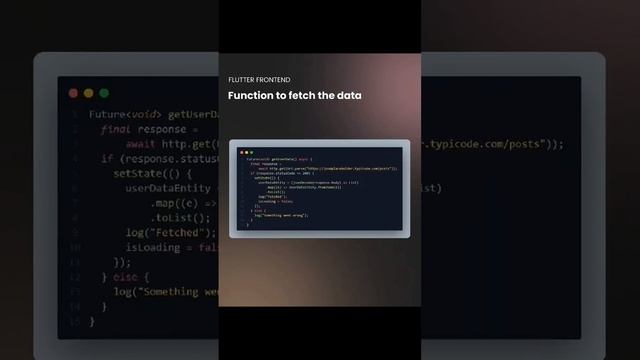 flutter frontend fetch API demo