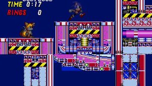 Sonic 2 Simon Wai Prototype: Genocide City Zone With Old Chemical Plant Tiles.