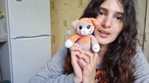 котенок #амигуруми #игрушки #ручнаяработа #вязание
